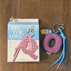 The Monsters Pin for Love Series Letter Pendent blind box letter O